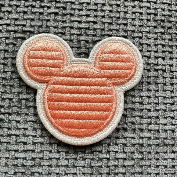 Stoney Clover Lane Accessories - Stoney clover lane Disney Mickey mouse head embroidered patch sticker orange